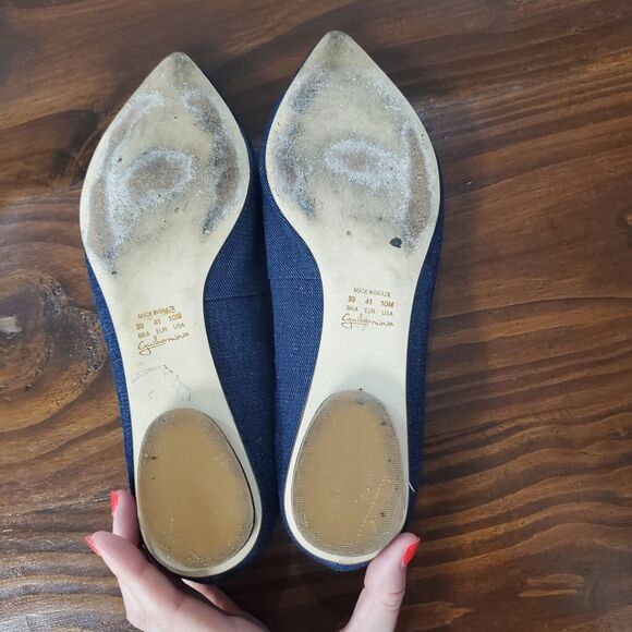 Trndy Blue Denim Flats - Picture 13 of 16